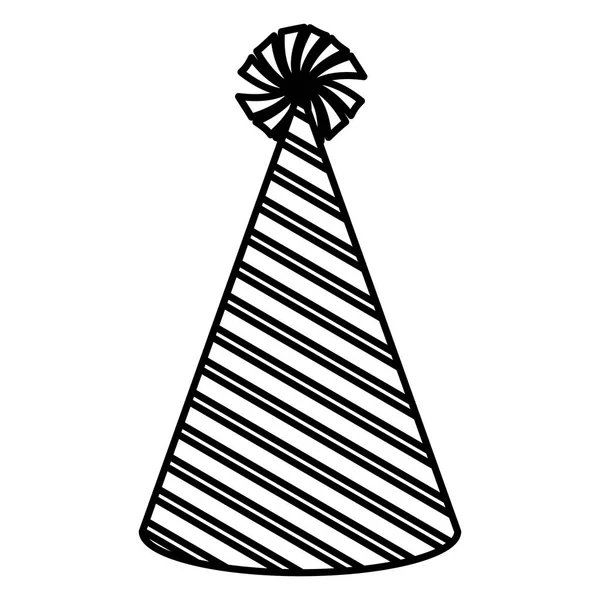Вечірка капелюх ізольована піктограма — стоковий вектор