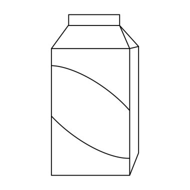 süt kutusu paketi simgesi