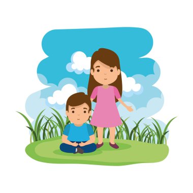 kampta oğlu ile anne