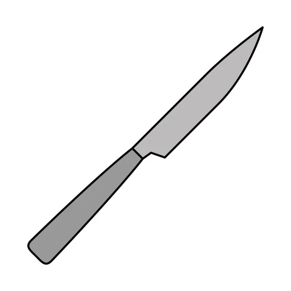 Knife cutlery tool icon — Stock Vector