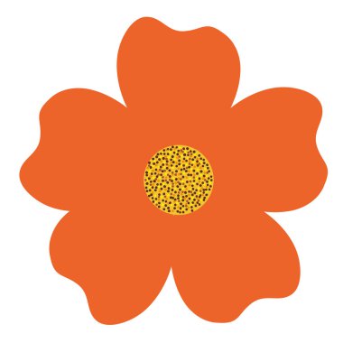 güzel çiçek dekoratif simgesi