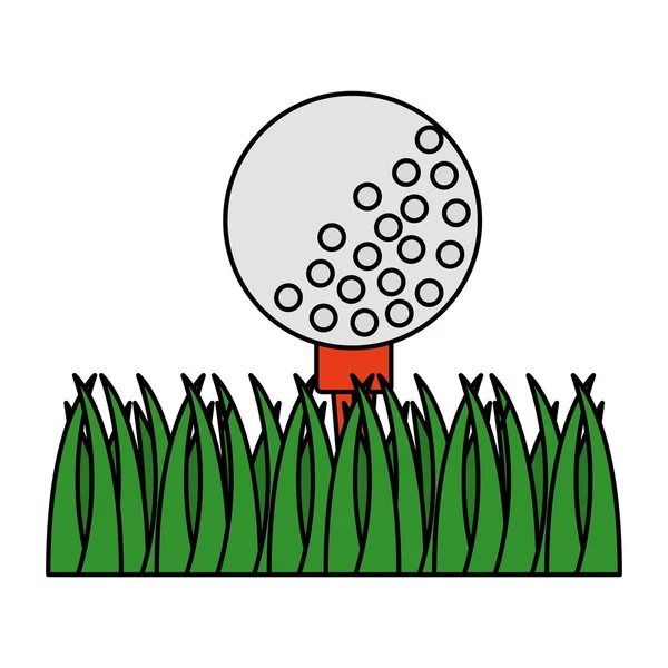 Actividad deportiva de golf — Archivo Imágenes Vectoriales
