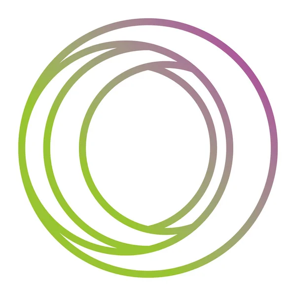 Emblema de negocio con forma circular — Archivo Imágenes Vectoriales