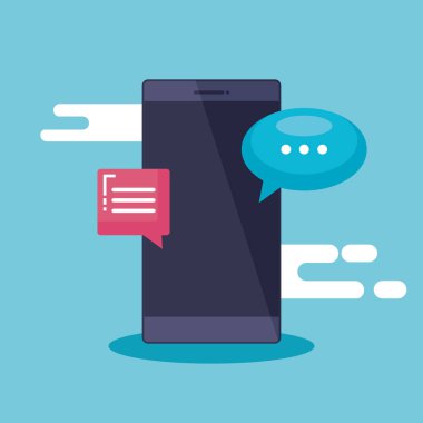 sohbet kabarcık bilgi ile akıllı telefon teknolojisi