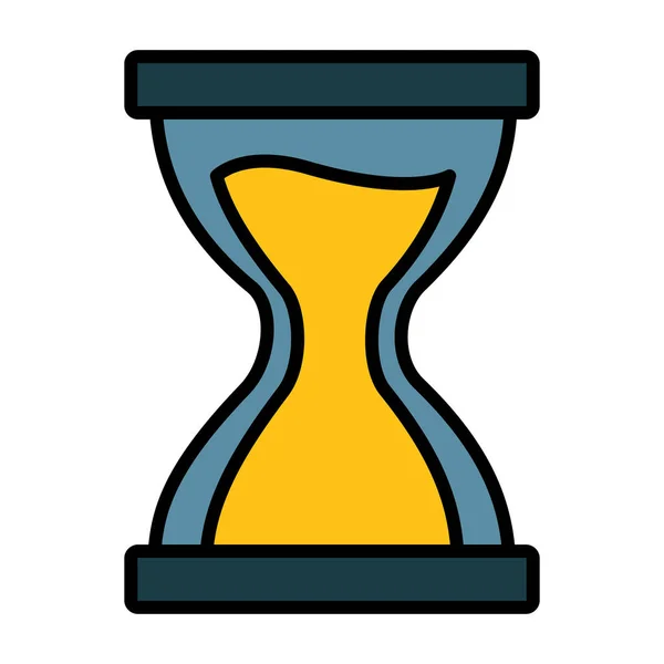 Timglas Klock tid — Stock vektor