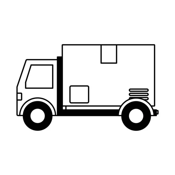 Kamionos szállítás — Stock Vector