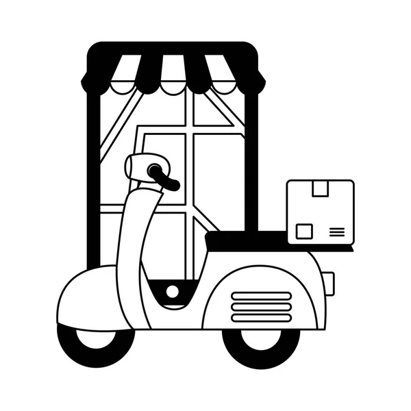 Entreprise de livraison rapide — Image vectorielle