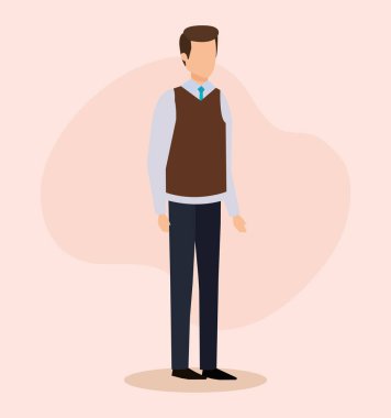 saç modeli ile zarif giysiler giyen profesyonel işadamı