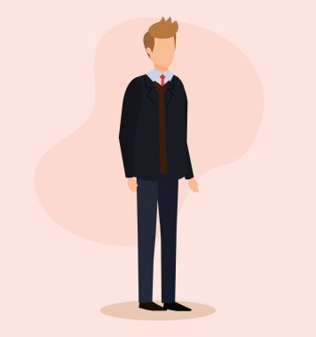 kazak ve pantolon giyen profesyonel işadamı