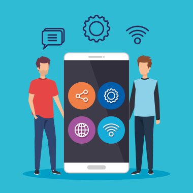 sosyal akıllı telefon teknolojisi ve medya bilgisi ile erkekler