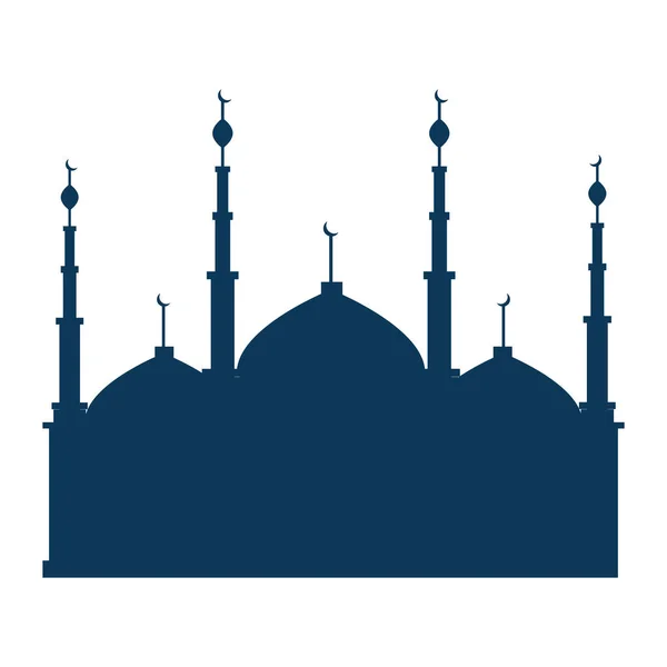 Jeruzalem tempel Ramadan Kareem viering — Stockvector