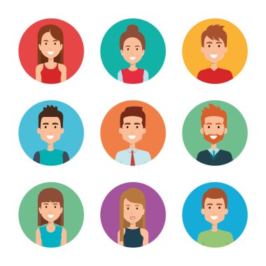 Gençler grubu avatarları