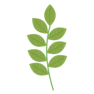 şube ile dekoratif simgesi yapraklar