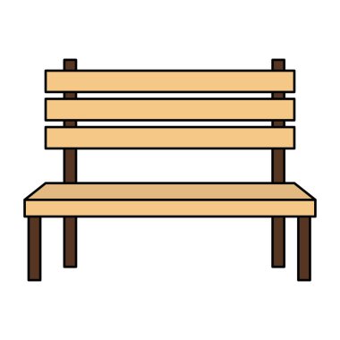 park ahşap sandalye simgesi
