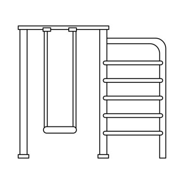 swing park oyun alanı asılı