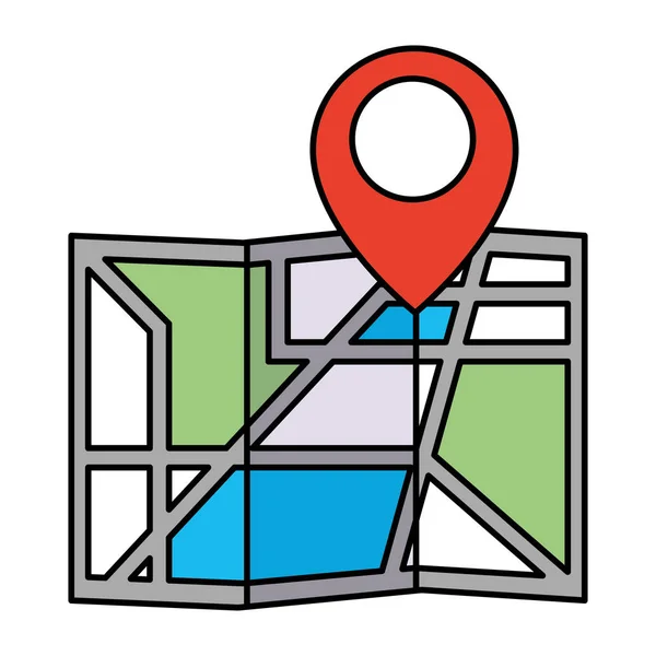 Map location navigation — Stock Vector