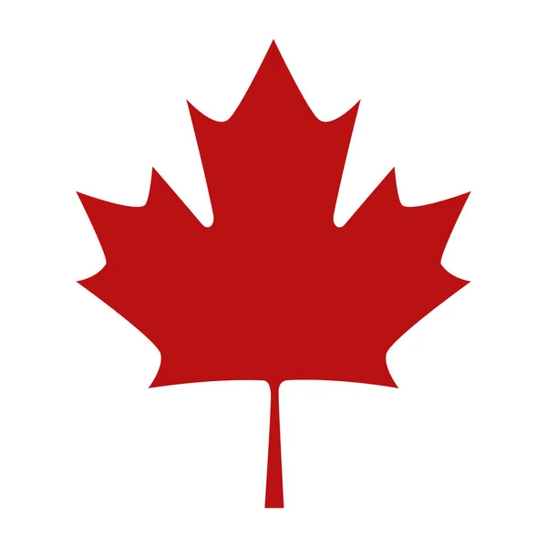 Maple Leaf embleem pictogram — Stockvector