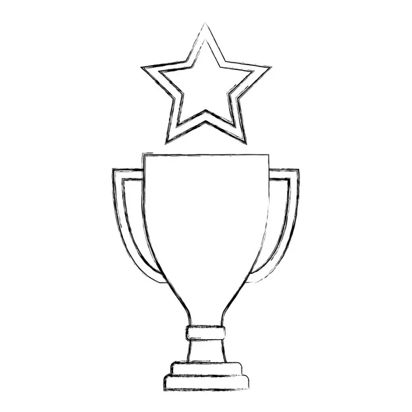 Business Trophy Star Nagroda Nagroda — Wektor stockowy