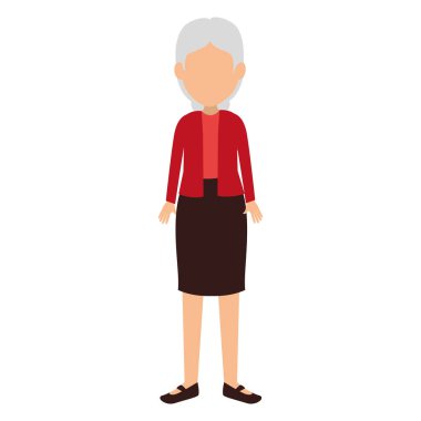 sevimli büyükanne avatar karakter