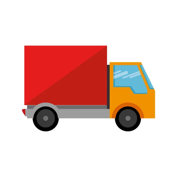 Delivery truck isolated icon — Stock Vector