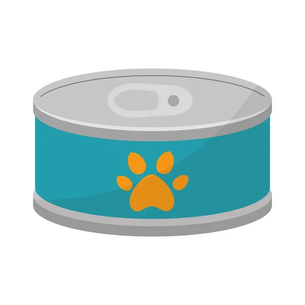 Tuna can isolated icon — Stock Vector