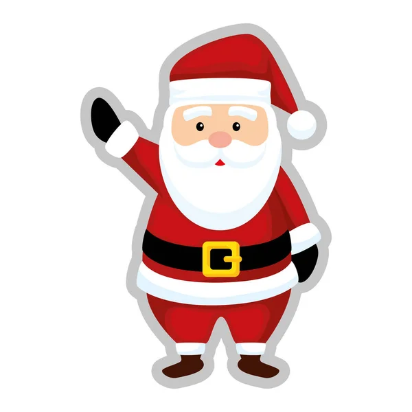 Bonito natal santa claus personagem —  Vetores de Stock