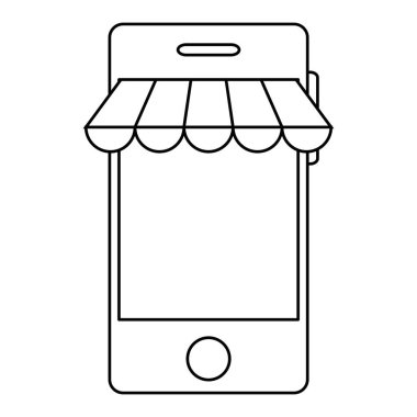 şemsiye simgesi ile Smartphone