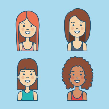 insanlar illüstrasyon vektör