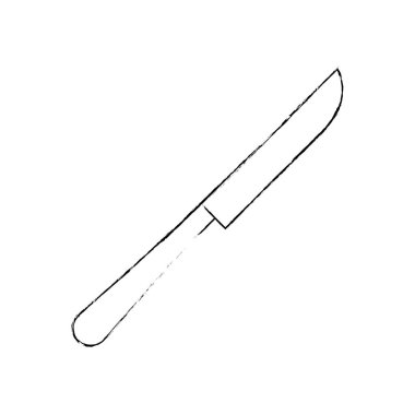 bıçak çatal bıçak izole simgesi