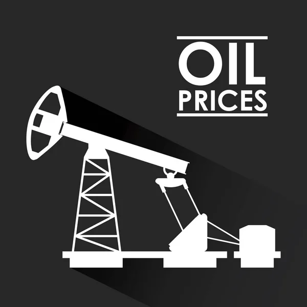 Oil prices  Vector — Stock Vector