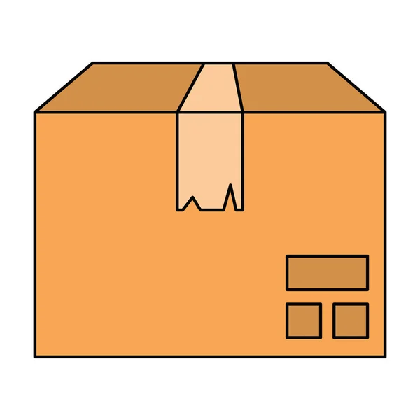 Verpackungskartons-Symbol — Stockvektor