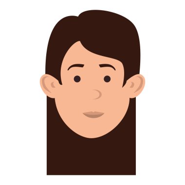 güzel ve genç kadın baş