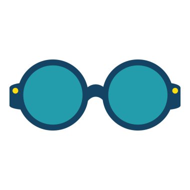 göz gözlük izole simgesini