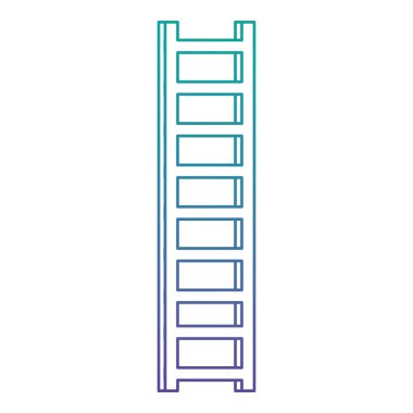 merdiven taşınabilir izole simgesi