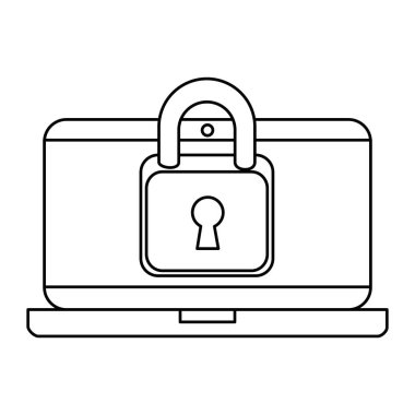 dizüstü bilgisayar ile asma kilit