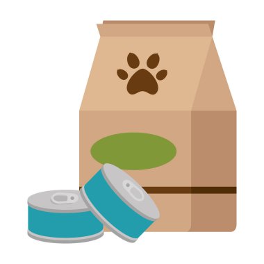 ton balığı konserveleri ile pet shop kağıt torba