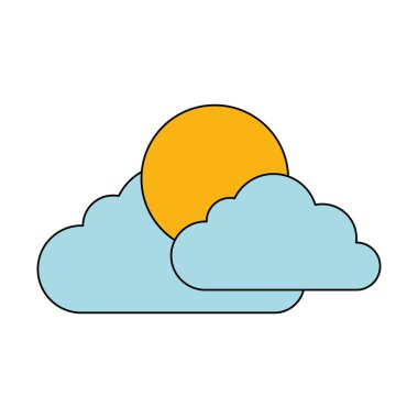Güneş ile iklim bulutu