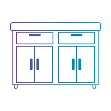 ofis ahşap çekmece simgesi