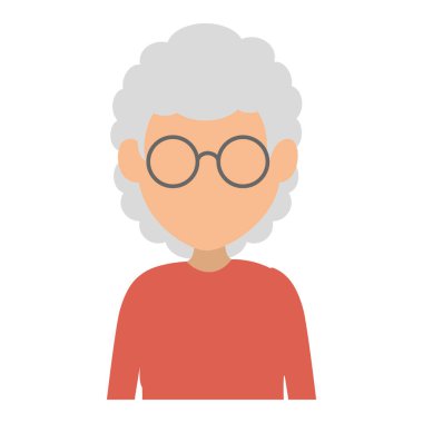 sevimli büyükanne avatar karakter