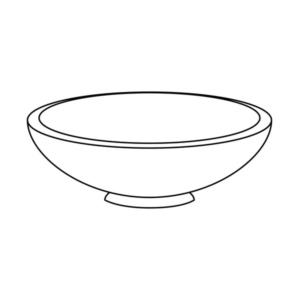 Arabic dish ceremonial icon — Stock Vector