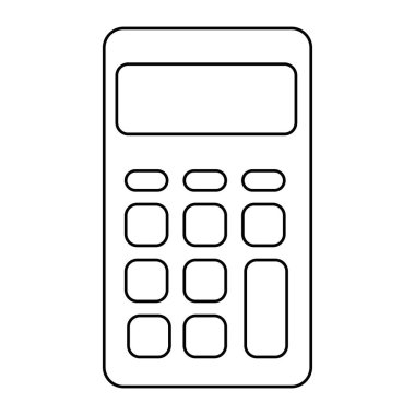 hesap makinesi matematik izole simgesi