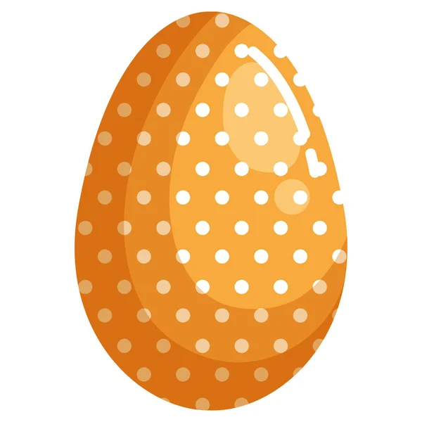 Egg paint easter decoration — Stock Vector