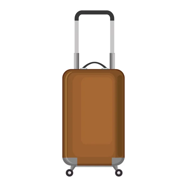 Suitcase travel isolated icon — Stock Vector