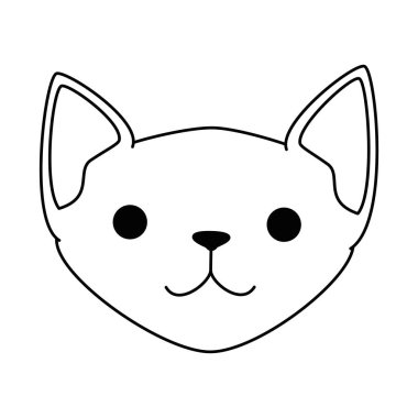 sevimli kedi maskot baş karakter