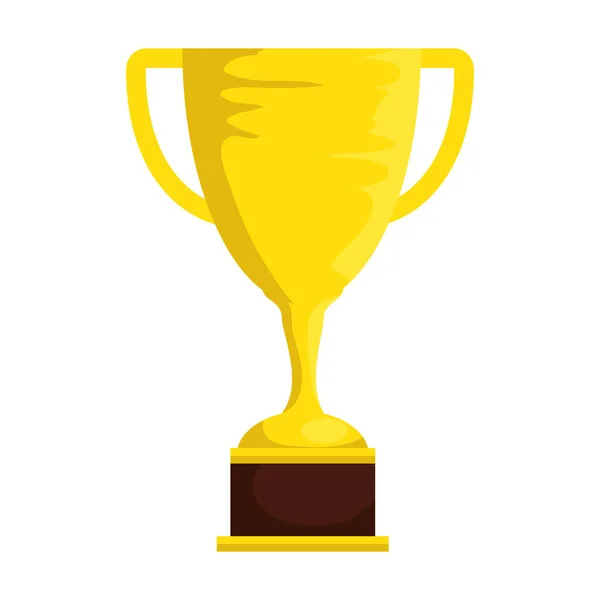 Coppa trofeo icona isolata — Vettoriale Stock