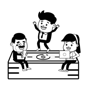 İnsanlar online bankacılık