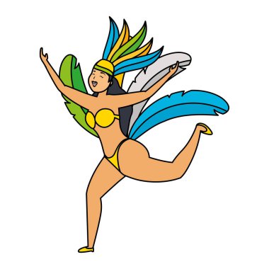 dansçı Brezilya karnaval