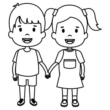 mutlu küçük çift karakterler