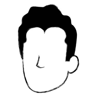 genç adam baş avatar karakter