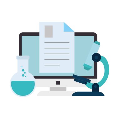 bilgisayar ve tüp testi ile belge